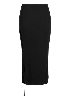 Fleur Du Mal lace-up skirt - Black