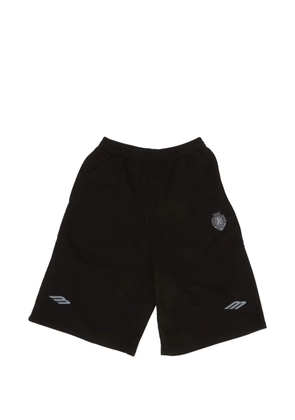 Balenciaga logo-patch shorts - Black