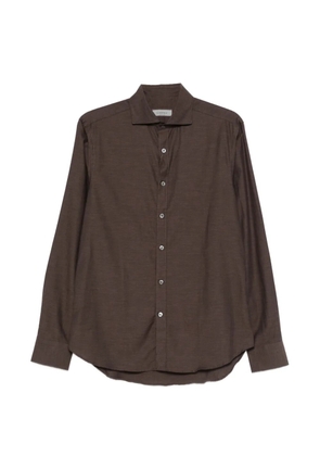 Canali buttoned shirt - Brown