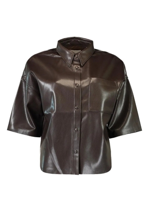 Citizens of Humanity button-fastening short-sleeve shirt - Brown