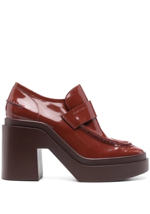 Clergerie 100mm Netta loafers - Red