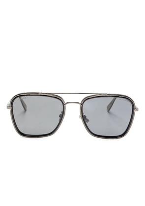 Bvlgari Pre-Owned pilot-frame sunglasses - Silver