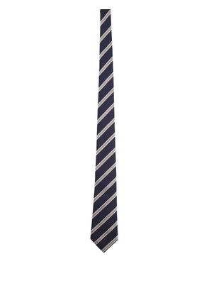 Giorgio Armani striped tie - Blue
