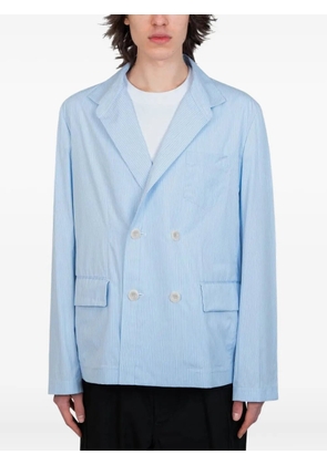 sacai pinstripe double-breasted blazer - Blue