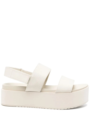 Calvin Klein Jeans canvas plataform sandals - Neutrals
