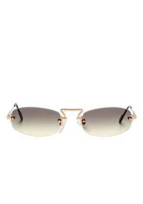 Tiffany & Co. Pre-Owned rimless sunglasses - Gold