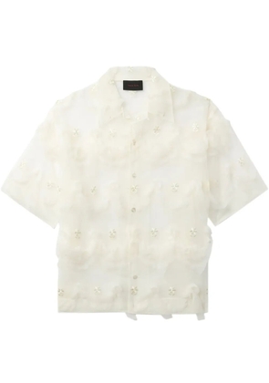 Simone Rocha embroidered shirt - White