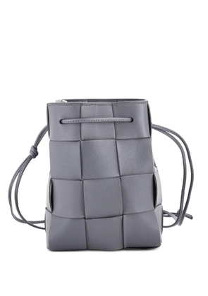 Bottega Veneta Pre-Owned Cassette Maxi Intrecciato Leather Small bucket bag - Black