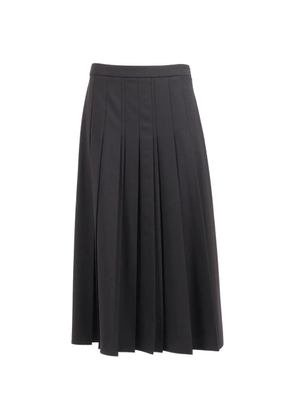 Lorena Antoniazzi pleated midi skirt - Black