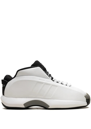 adidas high top lace-up sneakers - White