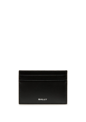 Bally logo-print leather cardholder - Grey