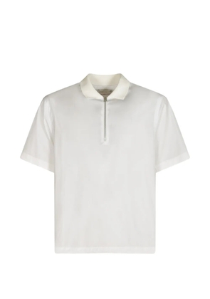 sacai half-zip polo shirt - White