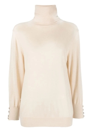 Max & Moi cashmere rollneck jumper - Neutrals