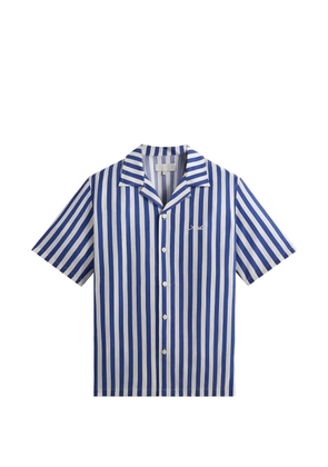 KITH Thompson striped camp collar shirt - Blue