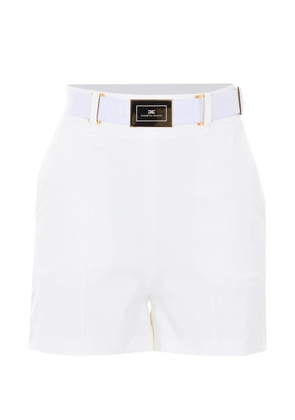 Elisabetta Franchi belted shorts - White