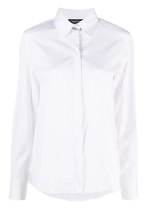 Fabiana Filippi bead-embellished long-sleeve shirt - White