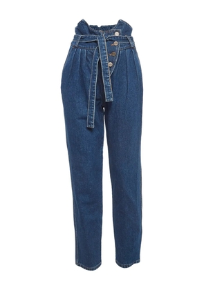 Alexis pre-owned pleat-detail jeans - Blue