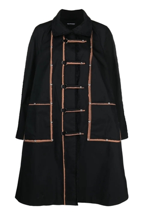 Kiko Kostadinov Aketon high-neck coat - Black