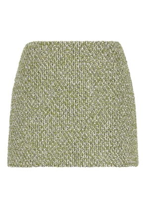 Gucci bouclé mini skirt - Green