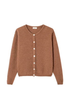 American Vintage crew-neck cardigan - Brown