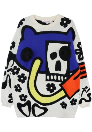 Walter Van Beirendonck Android sweater - White