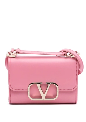 Valentino Garavani Pre-Owned 2018-2025 Small Leather VLogo Type crossbody bag - Pink