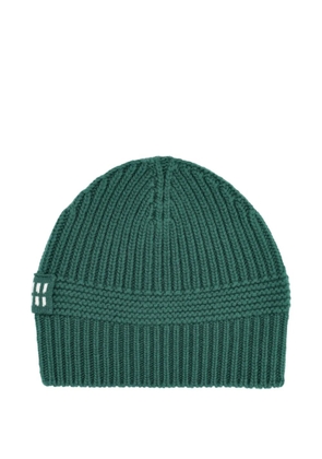 Miu Miu ribbed logo hat - Green