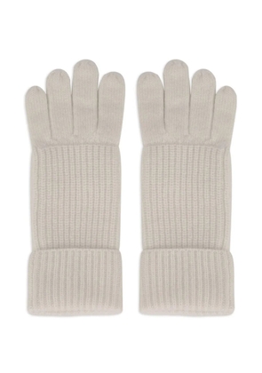 POTAMY ribbed gloves - Neutrals