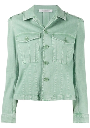 Philosophy Di Lorenzo Serafini fitted denim jacket - Green