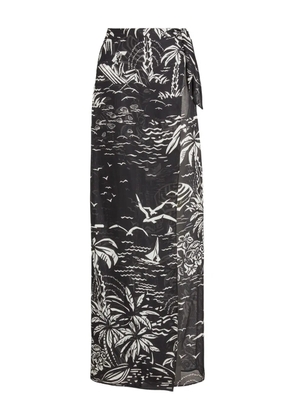 Ralph Lauren Collection print-design trousers - Black