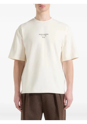 Manière De Voir Sunflowers t-shirt - Neutrals