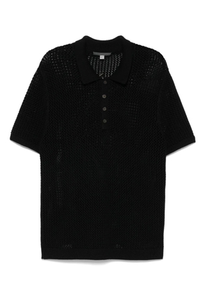 John Varvatos short sleeve polo shirt - Black
