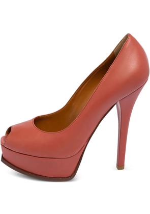 Fendi Pre-Owned 140mm leather pumps - Pink