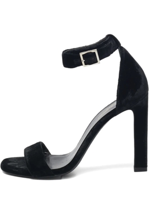 Saint Laurent Pre-Owned 110mm Grace heeled sandals - Black