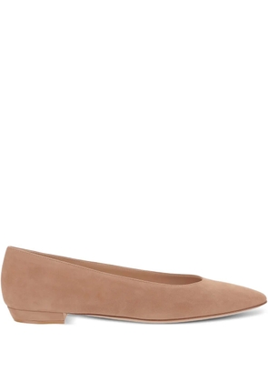 Gianvito Rossi point-toe ballet flats - Neutrals