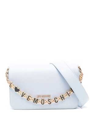 Love Moschino logo-lettering tote bag - Blue