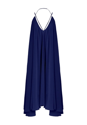 Olympiah pleated halter-neck midi dress - Blue