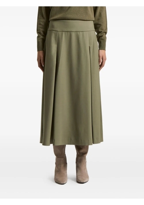 Peserico pleated midi skirt - Green
