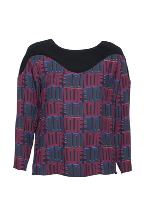 Kenzo Pre-Owned logo-print top - Black