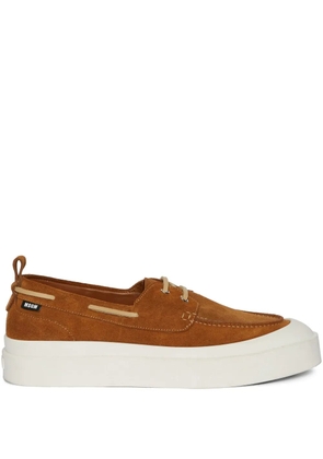 MSGM suede loafers - Brown