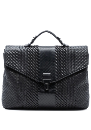 Bottega Veneta Pre-Owned 2012-2025 Nappa Intreccio Imperatore business bag - Brown