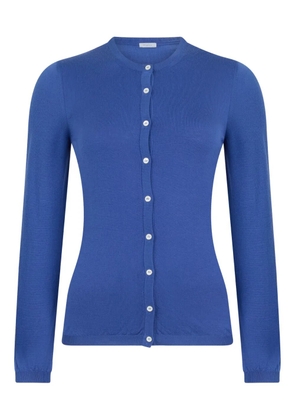 Malo crew-neck cardigan - Blue