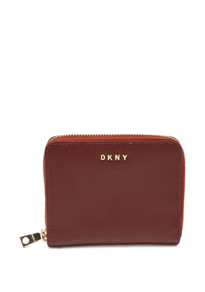 DKNY Vintage 2020 leather zip-around wallet - Red