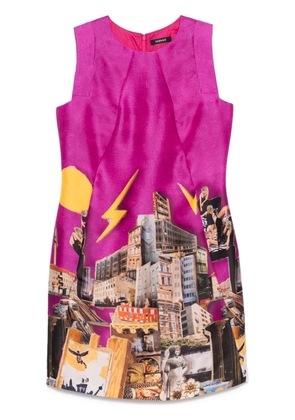 Versace Pre-Owned 2000s printed mini dress - Pink