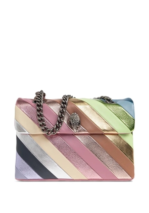 Kurt Geiger London mini Kensington chevron-pattern shoulder bag - Pink
