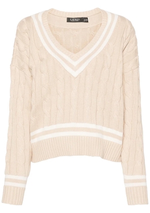 Lauren Ralph Lauren Tedurph cable-knit jumper - Neutrals