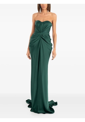 Ana Radu strapless maxi dress - Green