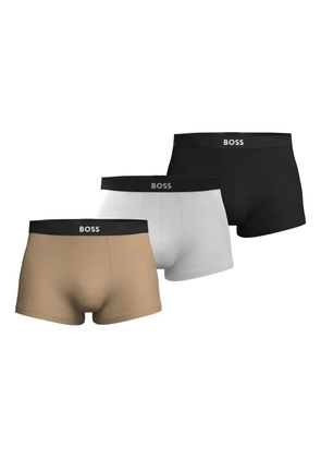 BOSS logo-waistband boxers (pack of three) - Grey