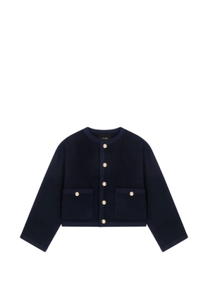Maje pocket button jacket - Blue