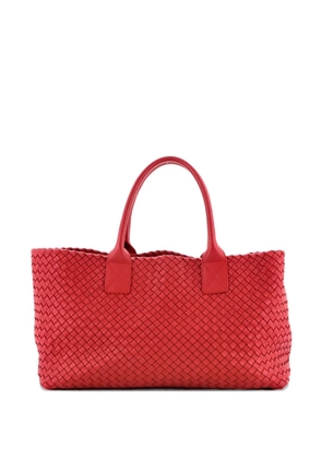 Bottega Veneta Pre-Owned Cabat Intrecciato Nappa Medium tote bag - Red